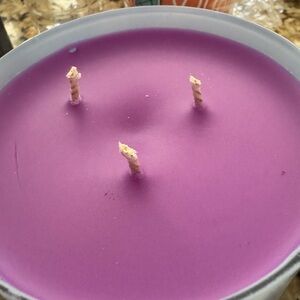 Purple Scented Candle